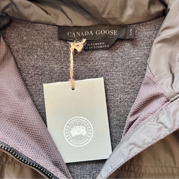 Canada Goose Windbridge Hooded Jacket - Charcoal Grey - Large L - Women’s - NWT - Picture 7 of 9